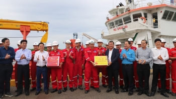 CĐ DKVN, Công đoàn PV Drilling thăm chúc tết Cảnh sát biển Vùng 3 và Trung tâm NASOS