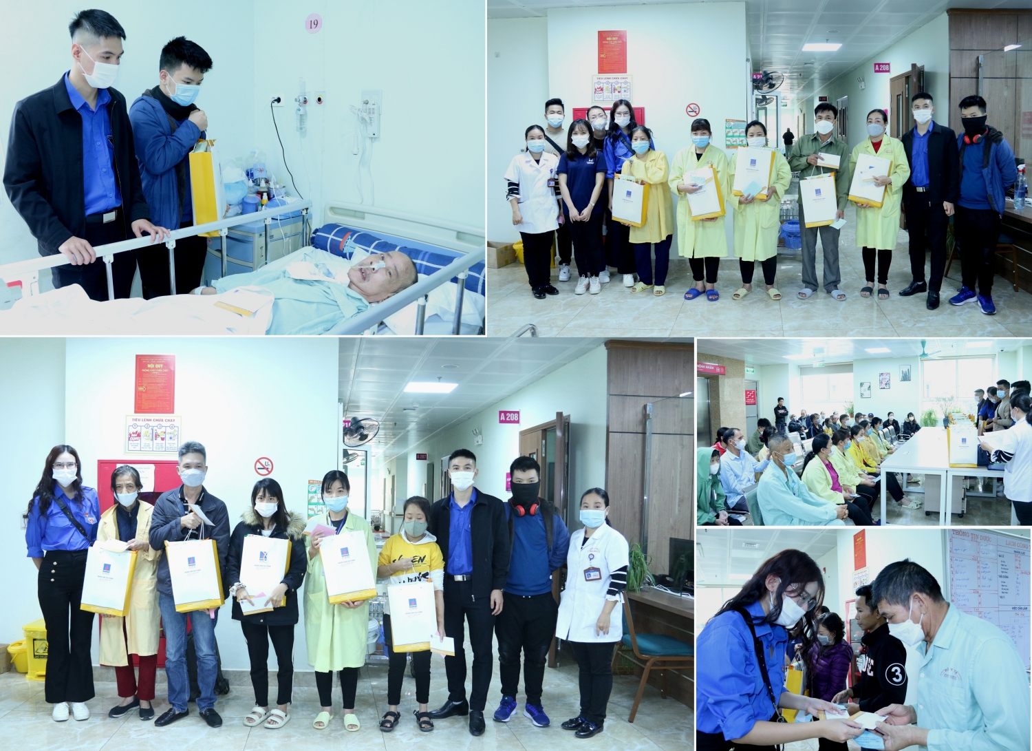Đoàn Thanh niên PVNDB thăm, tặng quà các bệnh nhân có hoàn cảnh khó khăn tại Bệnh viên E