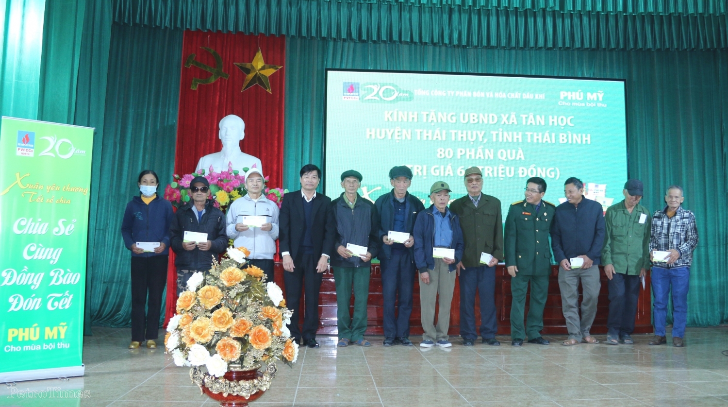 Hội Cựu chiến binh PVFCCo tổ chức chương trình “Xuân yêu thương - Tết sẻ chia” tại Nam Định, Thái Bình