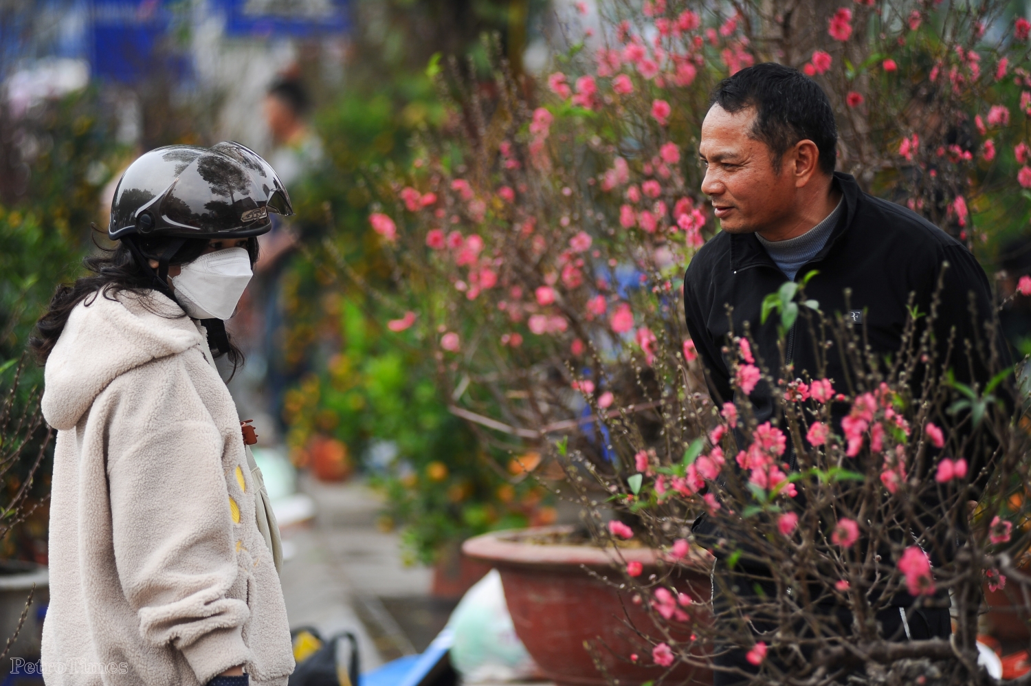Người dân đổ về các chợ mua hoa giá ngày 29 Tết
