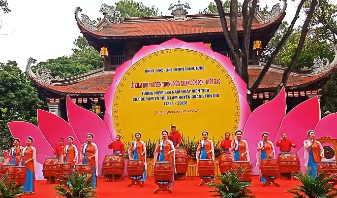 Tưng bừng khai hội truyền thống mùa xuân Côn Sơn - Kiếp Bạc năm 2023