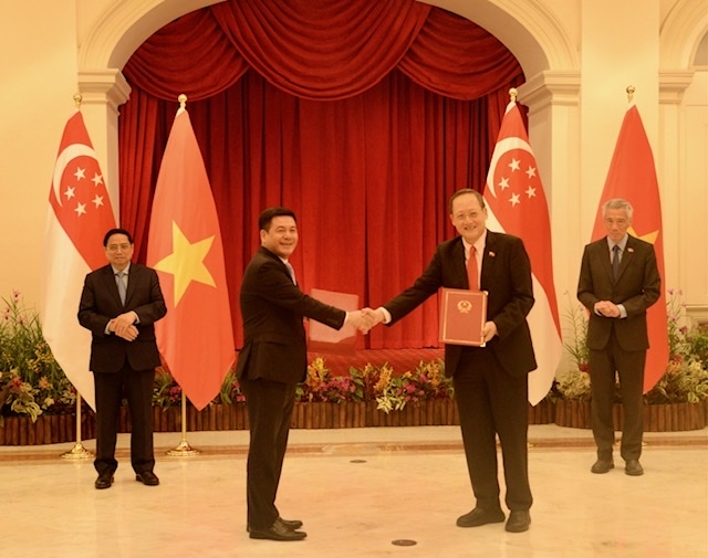Việt Nam - Singapore thúc đẩy hợp tác kinh tế - thương mại