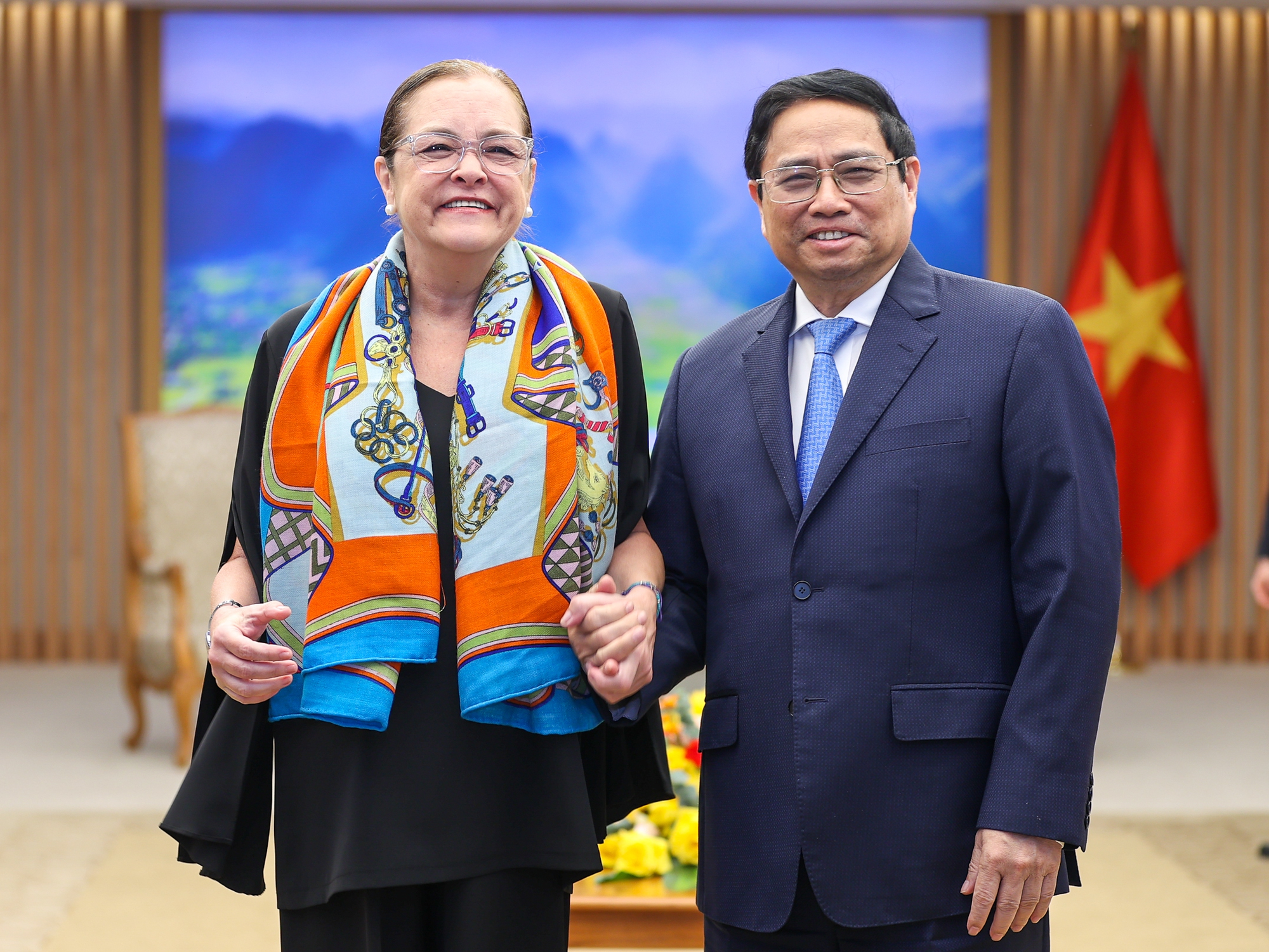 Thủ tướng Chính phủ Phạm Minh Chính đã tiếp Bộ trưởng Ngoại giao nước Cộng hòa El Salvador