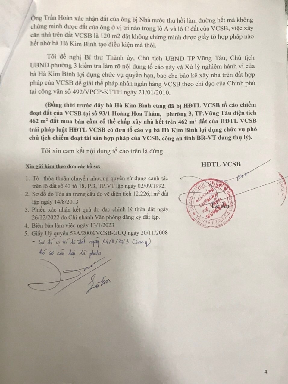 Đại gia Lê Ân gửi đơn tố cáo nữ Phó chủ tịch phường