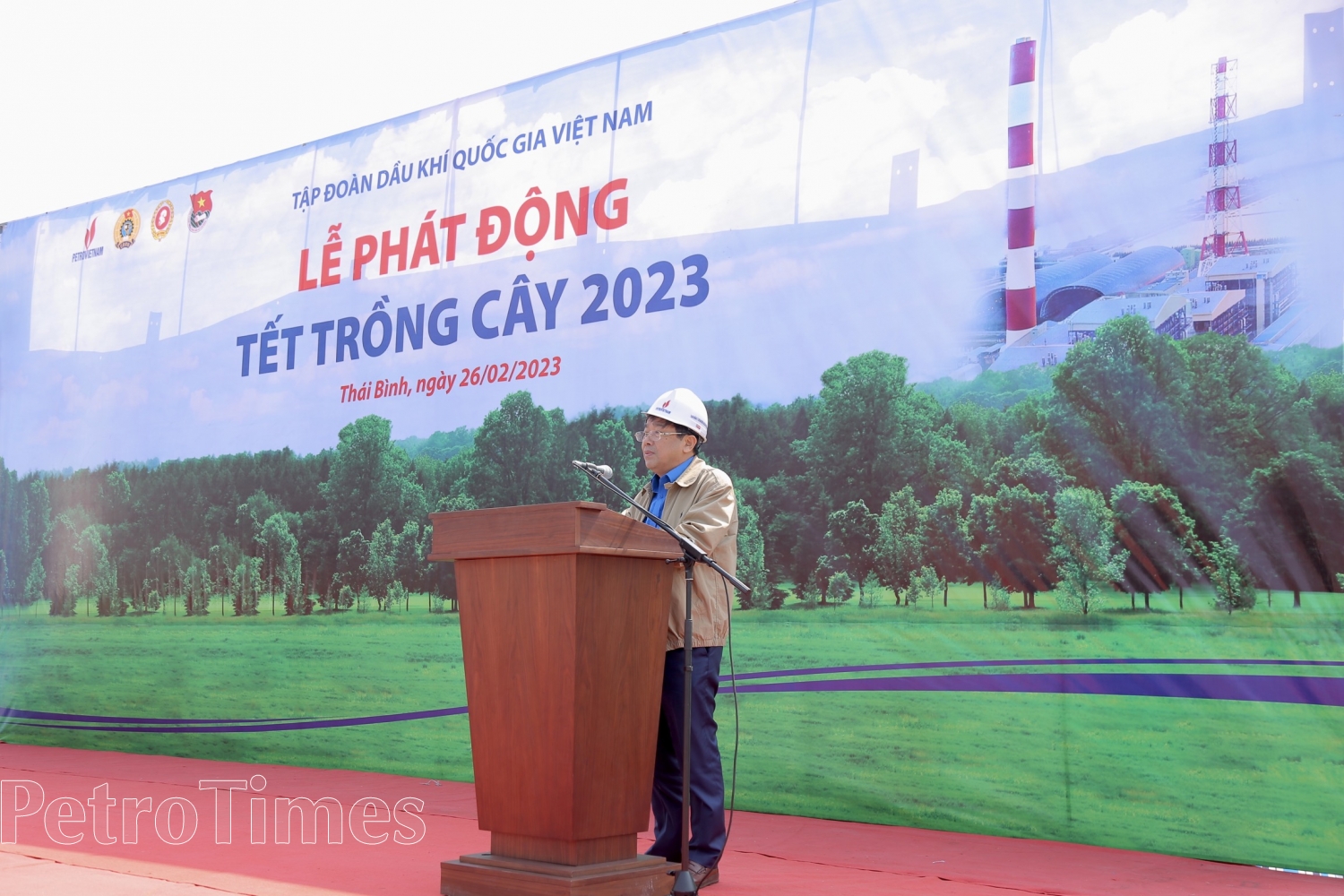 Petrovietnam phát động Tết trồng cây 2023 tại NMNĐ Thái Bình 2