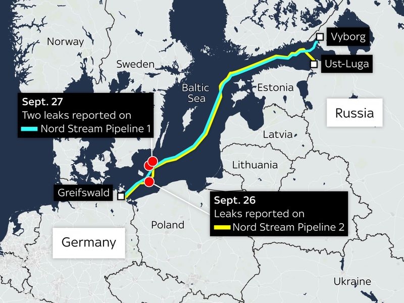 Vụ nổ đường ống Nord Stream: Trung Quốc yêu cầu điều tra khách quan