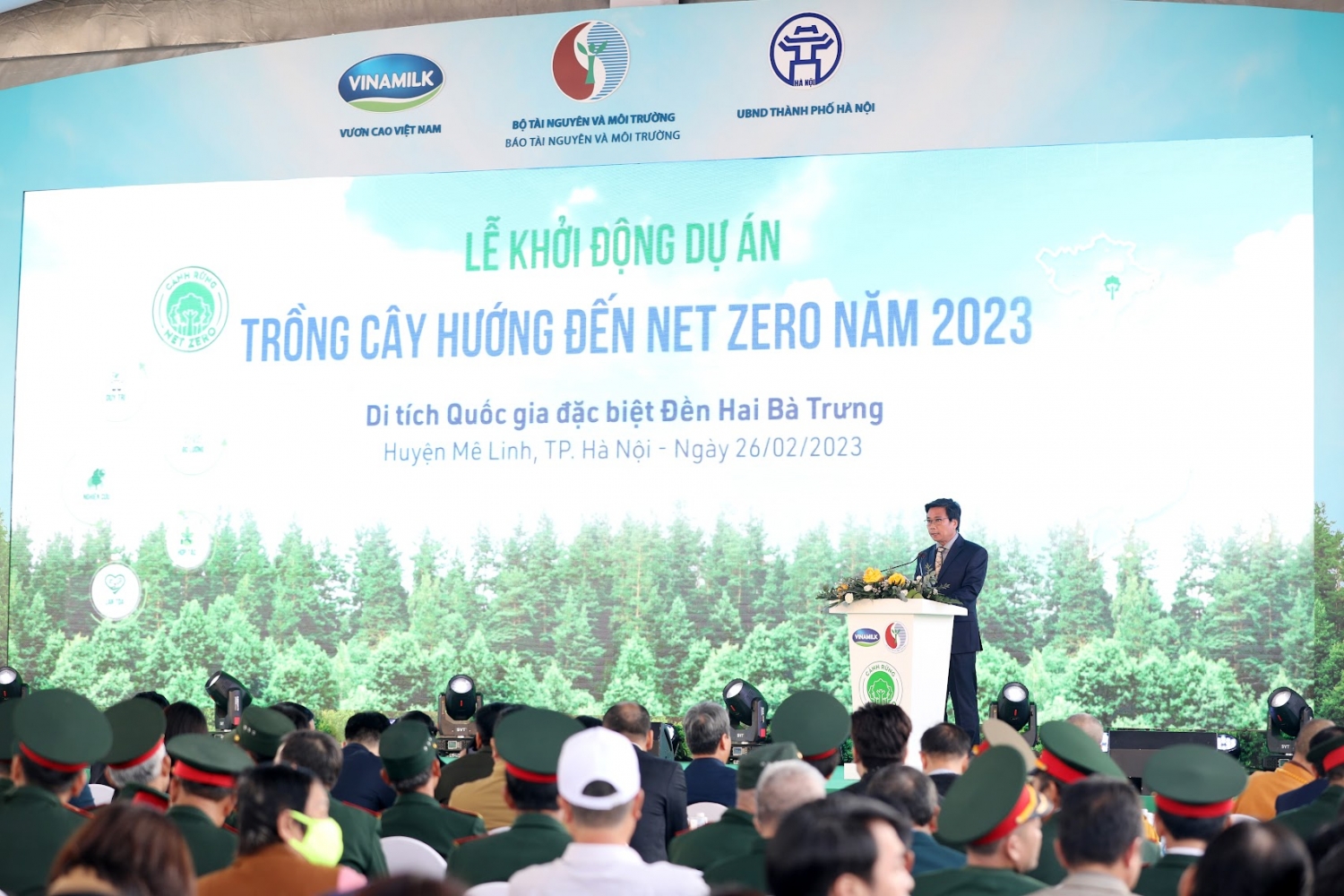Thúc đẩy mục tiêu Net Zero Carbon năm 2050, Vinamilk khởi động dự án trồng cây tại Hà Nội