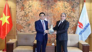 Tổng Giám đốc Petrovietnam Lê Mạnh Hùng tiếp Đại sứ Azerbaijan tại Việt Nam