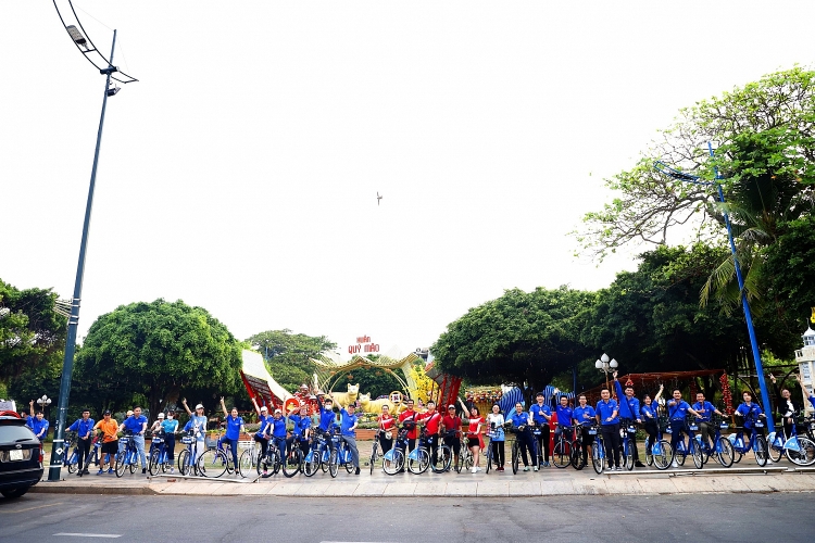 Tuổi trẻ Dầu khí đạp xe đạp hưởng ứng Tháng thanh niên 2023 với chủ đề “Sống hài hòa với thiên nhiên”