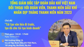 Tổng Giám đốc Petrovietnam Lê Mạnh Hùng sẽ đối thoại với Tuổi trẻ Dầu khí về tái tạo văn hóa
