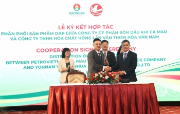 PVCFC ký kết hợp tác phân phối sản phẩm DAP với Tập đoàn Hoá chất Vân Thiên Hoá