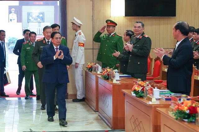 Thủ tướng Phạm Minh Chính tới dự Hội nghị trực tuyến toàn quốc về phòng, chống ma túy tại Hà Nội