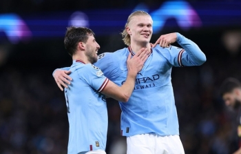 Haaland ghi 5 bàn, Man City đại thắng 7-0 trước Leipzig