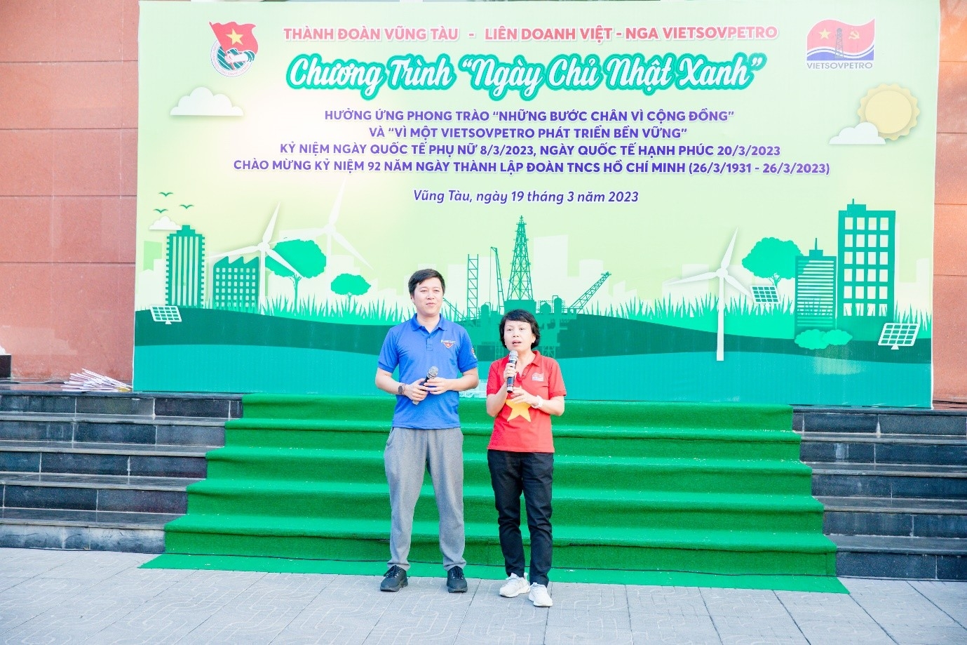 Vietsovpetro cùng Thành đoàn Thành phố Vũng Tàu tổ chức Lễ ra quân Ngày “Chủ nhật xanh” Vietsovpetro cùng Thành đoàn Thành phố Vũng Tàu tổ chức Lễ ra quân Ngày “Chủ nhật xanh”