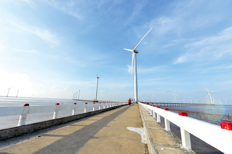 Điện gió ngoài khơi là giải pháp quan trọng để Việt Nam bảo đảm nguồn cung về năng lượng khi nhu cầu ngày một gia tăng. Ảnh: Quốc Tuấn
