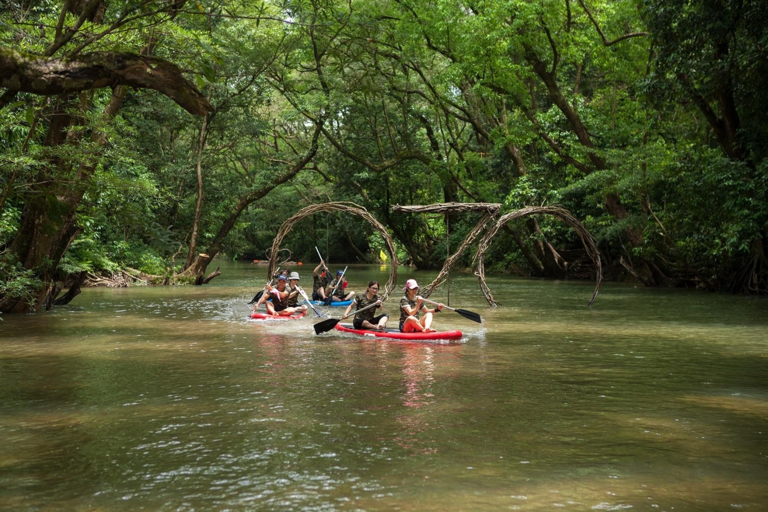 Trải nghiệm các trò chơi trên cây và hoạt động qua đêm tại OZO Park