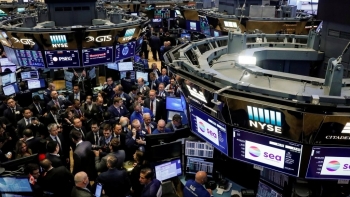 Thị trường chứng khoán thế giới ngày 28/3: Cổ phiếu ngân hàng đưa Dow Jones tiếp tục tăng điểm