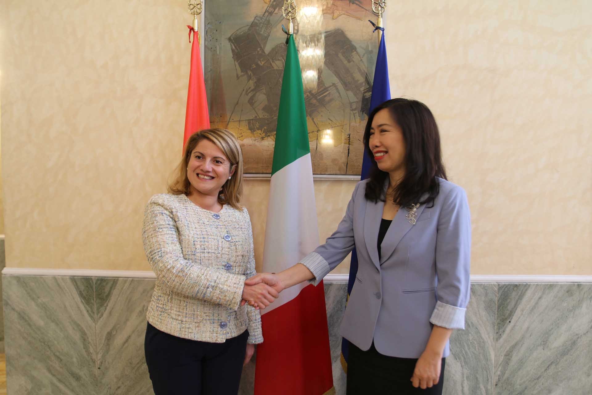 Việt Nam coi trọng phát triển và mong muốn làm sâu sắc quan hệ Đối tác chiến lược với Italy