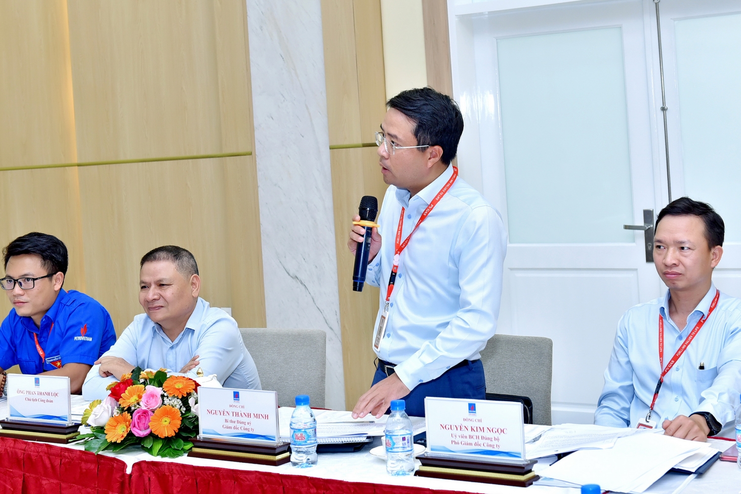 Đồng chí Nguyễn Thành Minh – Bí thư Đảng ủy, Giám đốc Công ty phát biểu đánh giá cao vị trí, vai trò cũng như sự đóng góp của Đoàn viên thanh niên KĐN