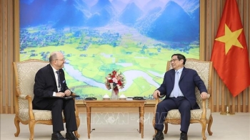 Thủ tướng Phạm Minh Chính tiếp Đại sứ Thụy Sĩ tại Việt Nam