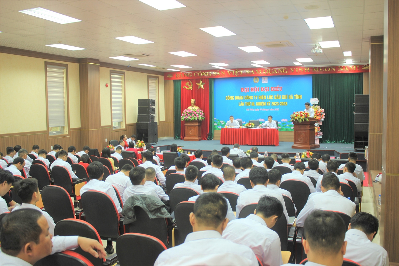 Công ty Điện lực Dầu khí Hà Tĩnh tổ chức Đại hội Đại biểu Công đoàn lần thứ III, nhiệm kỳ 2023 – 2028