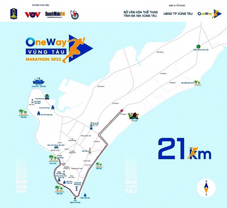 Giải thưởng đặc biệt, mới lạ tại OneWay Vũng Tàu Marathon 2023