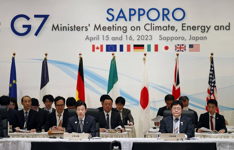 Hội nghị Bộ trưởng G7 về Khí hậu, Năng lượng và Môi trường tại Sapporo, Nhật Bản ngày 15,16/4.