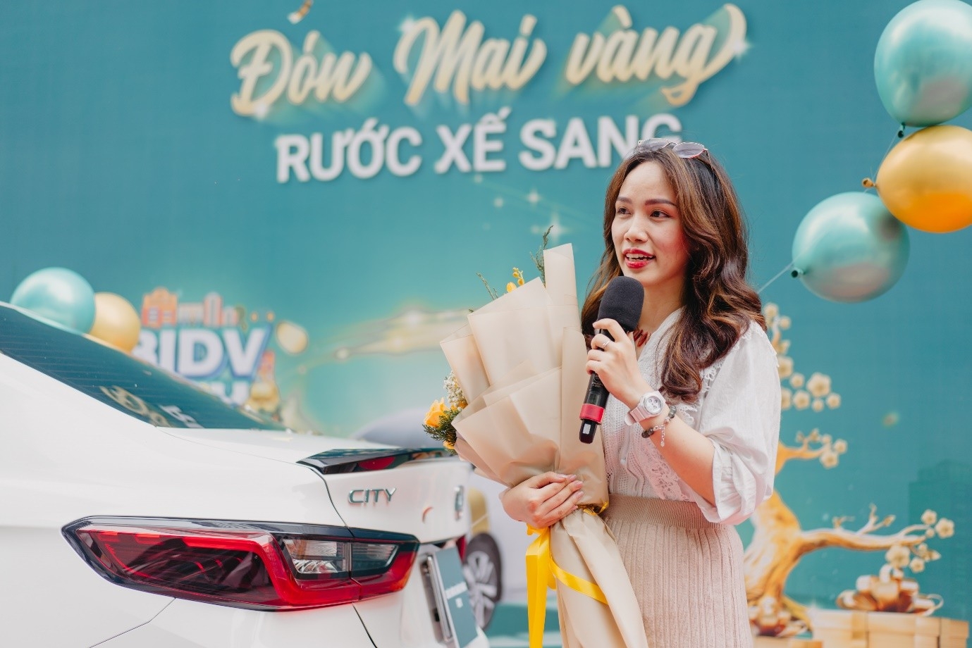 BIDV trao giải thưởng ô tô Honda City cho khách hàng