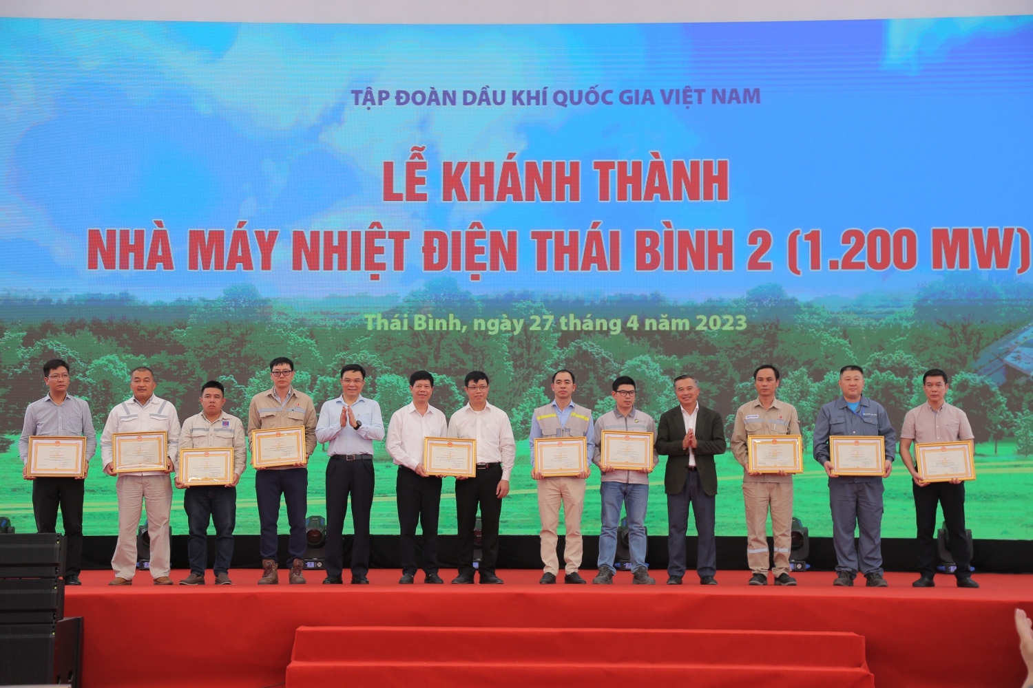 Thủ tướng Phạm Minh Chính dự Lễ khánh thành NMNĐ Thái Bình 2