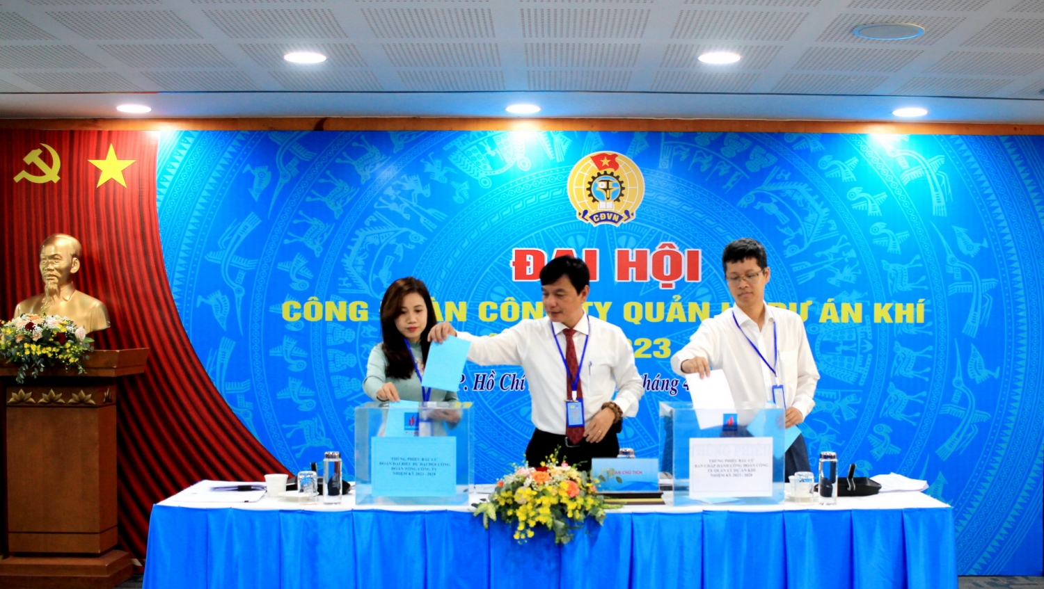 Đại hội đã tiến hành bầu BCH nhiệm kỳ 2023 – 2028 và đoàn đại biểu dự Đại hội Công đoàn PV GAS