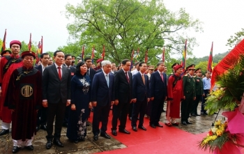 Lãnh đạo Đảng, Nhà nước dâng hương tưởng niệm các Vua Hùng