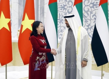 Phó Chủ tịch nước Võ Thị Ánh Xuân hội kiến Tổng thống UAE