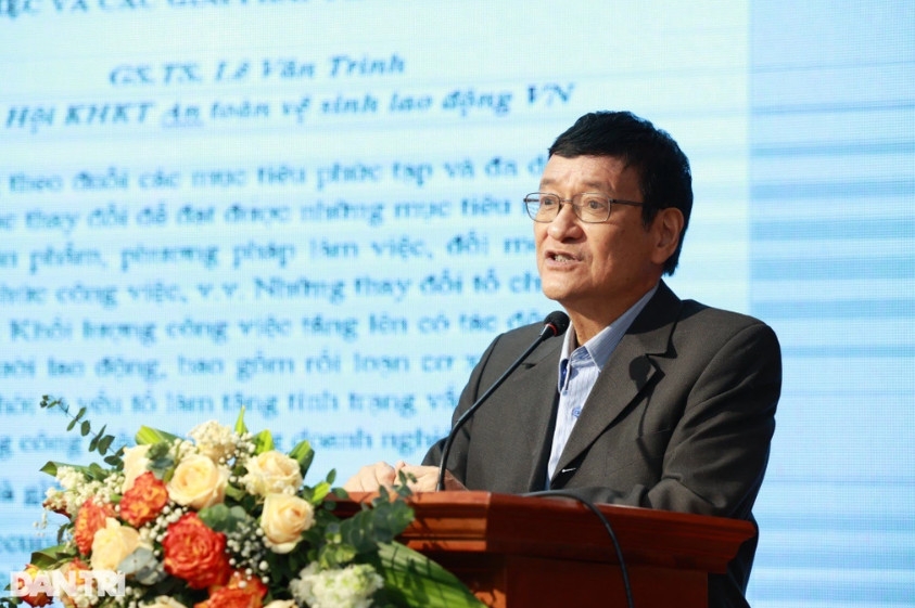 Ông Lê Vân Trình, Chủ tịch Hội Khoa học kỹ thuật An toàn vệ sinh lao động Việt Nam.