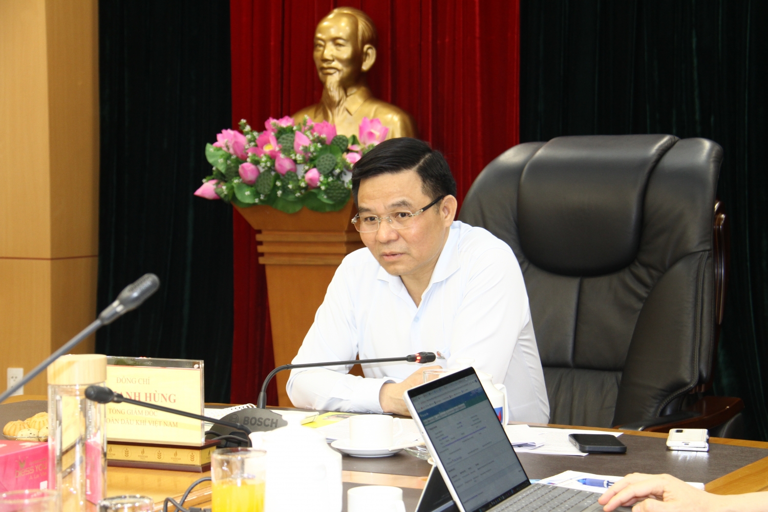 Tổng Giám đốc Petrovietnam Lê Mạnh Hùng: Tập trung xây dựng chiến lược dài hạn cho Cụm Khí - Điện - Đạm Cà Mau