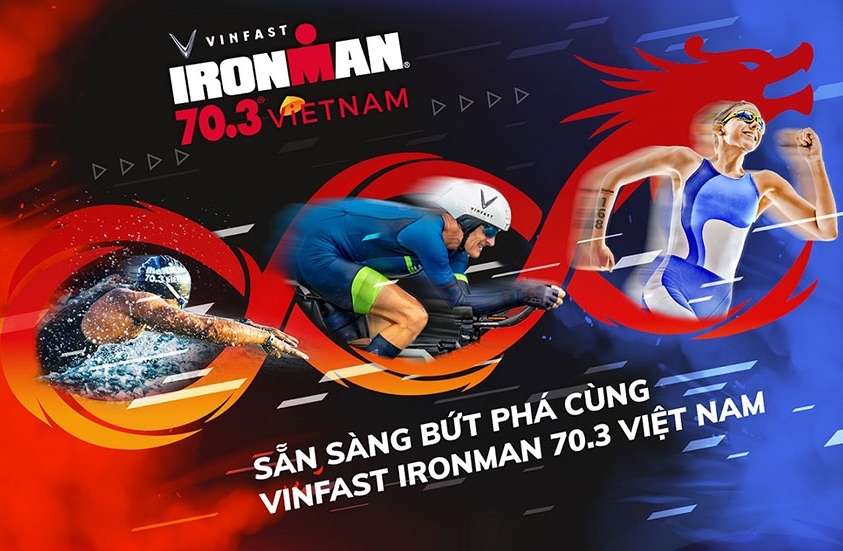VinFast là đối tác danh hiệu của VinFast IRONMAN 70.3 Việt Nam 2023