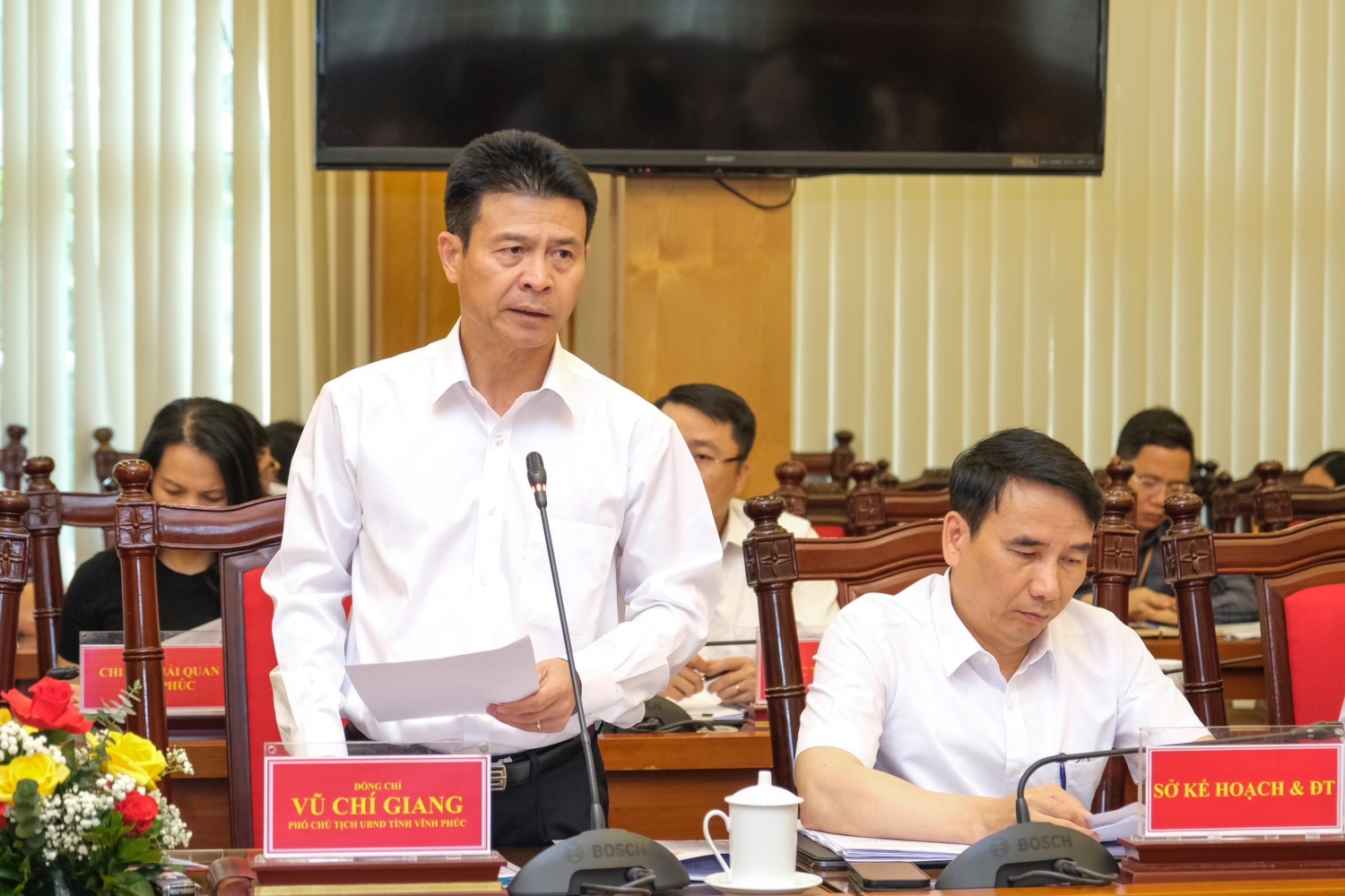 Bộ trưởng Bộ Công Thương Nguyễn Hồng Diên hiến kế cho Vĩnh Phúc lấy lại đà tăng trưởng