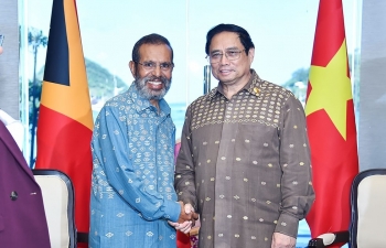 Thủ tướng Chính phủ Phạm Minh Chính gặp Thủ tướng Timor-Leste