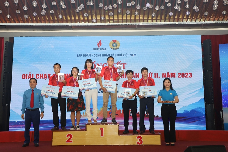 Người lao động PVU được tôn vinh các danh hiệu Dầu khí tiêu biểu và nhận nhiều giải thưởng của Giải chạy bộ online “Xuân Dầu khí 2023”
