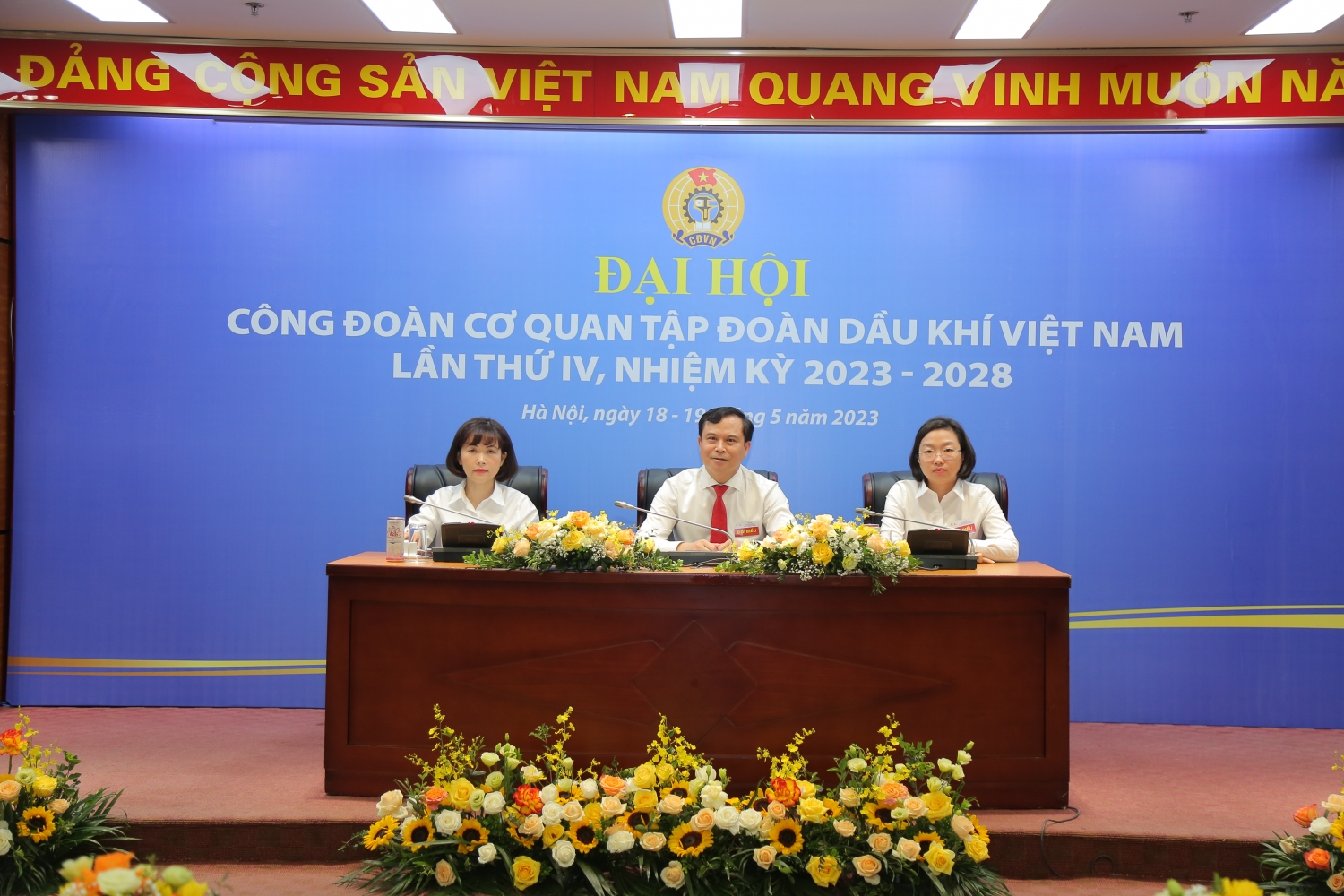 Khai mạc Đại hội Công đoàn Cơ quan Tập đoàn Dầu khí Việt Nam lần thứ IV, nhiệm kỳ 2023-2028