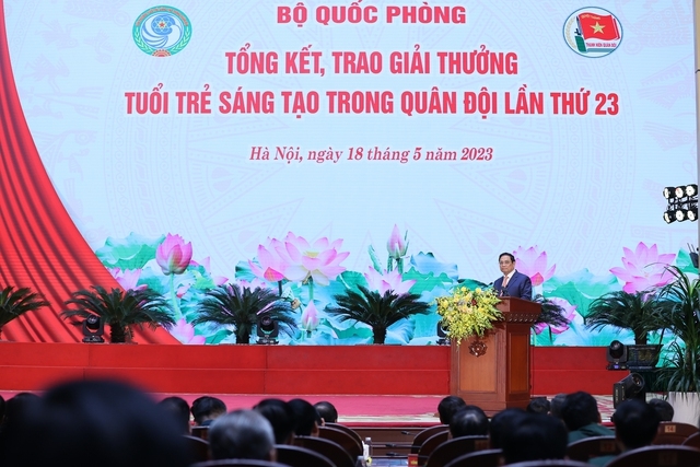 Thủ tướng Chính phủ Phạm Minh Chính phát biểu chỉ đạo tại buổi lễ.