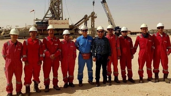 Lãnh đạo PV Drilling thăm và làm việc với PVD Algeria