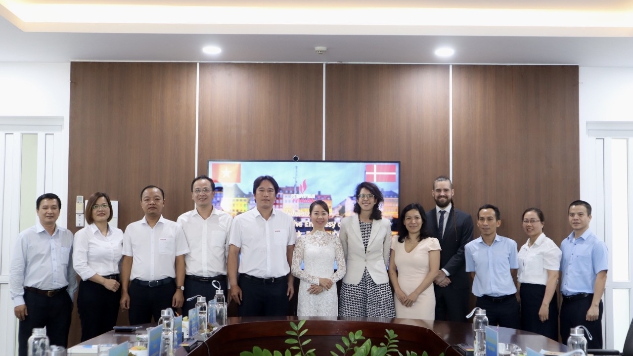 PV College tiếp đón và làm việc với đại diện Đại sứ quán Đan Mạch