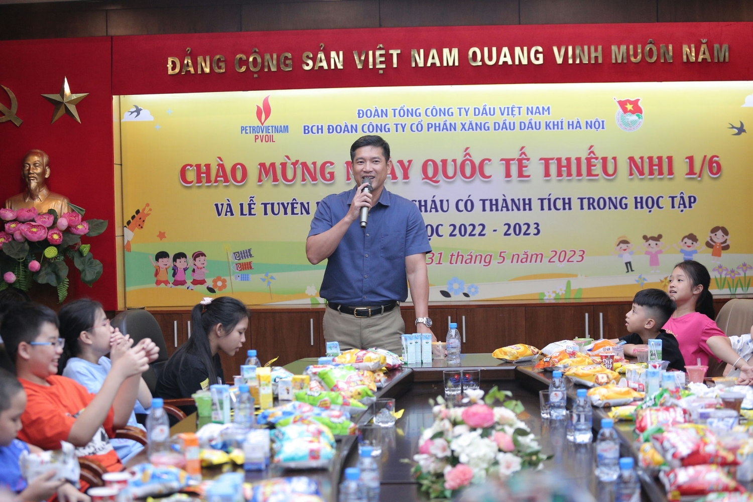 PVOIL Hà Nội tổ chức chương trình mừng ngày Quốc tế Thiếu nhi 1/6 cho con CBCNV Công ty