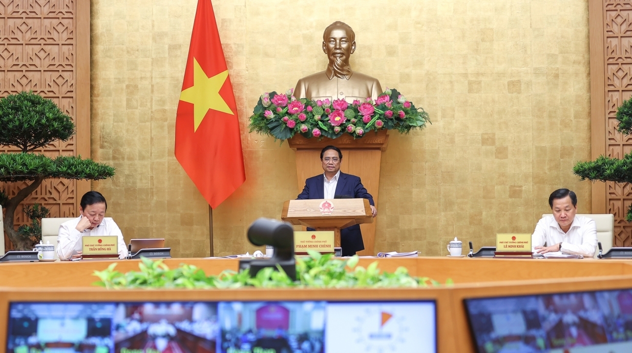 Thủ tướng Phạm Minh Chính chủ trì phiên họp Chính phủ thường kỳ tháng 5/2023