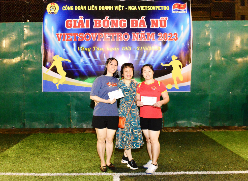 Ấn tượng Giải Bóng đá nữ Vietsovpetro năm 2023