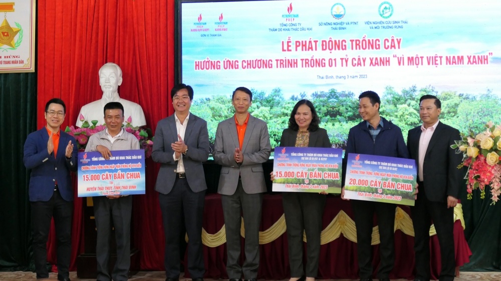 Trồng rừng - “mục tiêu kép” của PVEP trong nỗ lực giảm phát thải