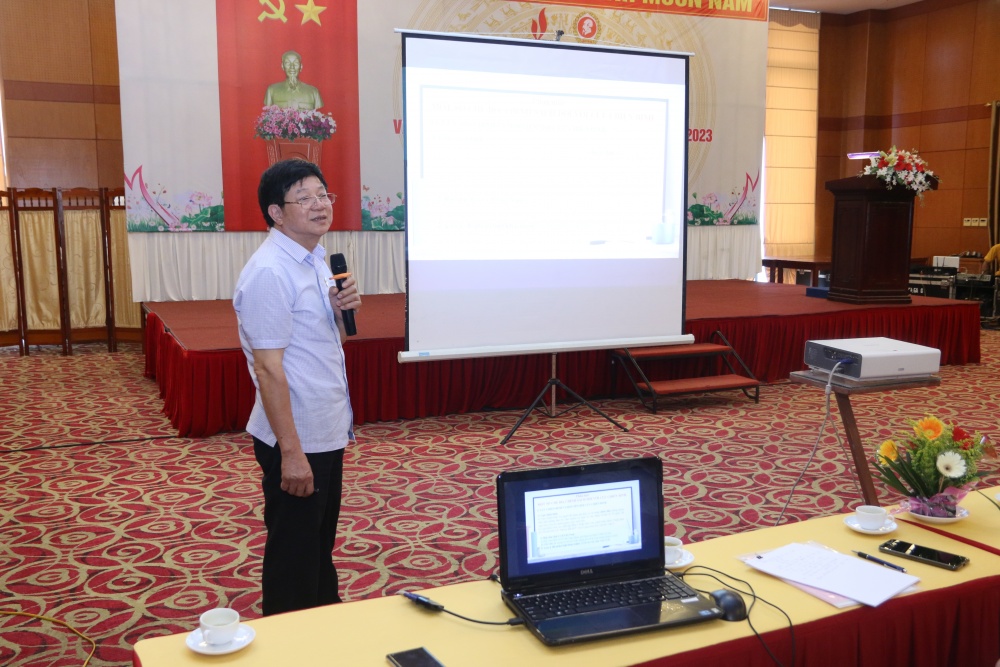 Hội CCB Tập đoàn tổ chức Hội nghị Tập huấn, tọa đàm kết hợp giáo dục truyền thống tại tỉnh Thái Bình Hội CCB Tập đoàn tổ chức Hội nghị Tập huấn, tọa đàm kết hợp giáo dục truyền thống tại tỉnh Thái Bình
