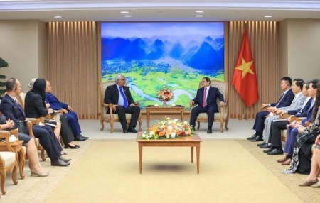 Thủ tướng Phạm Minh Chính tiếp Bộ trưởng Bộ Tư pháp Cuba
