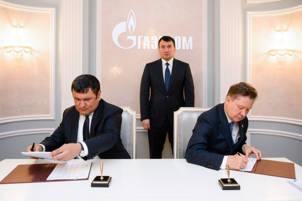 Gazprom ký thỏa thuận cung cấp khí đốt cho Uzbekistan