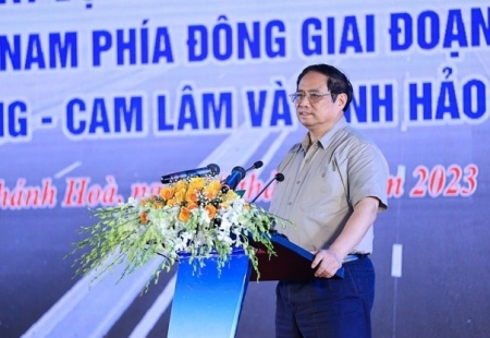 Thủ tướng Phạm Minh Chính dự lễ khánh thành 2 đoạn tuyến cao tốc trọng điểm